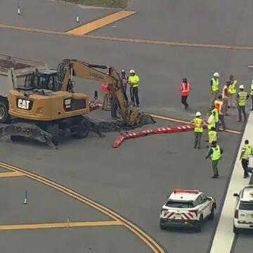 New York’s LaGuardia Airport hit by major delays after sinkhole discovery