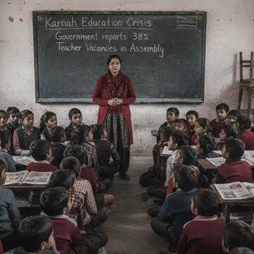 Karnah schools struggle with staff crunch as 155 teaching posts lie vacant