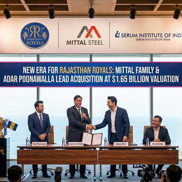 Mittal–Poonawalla consortium buys Rajasthan Royals in $1.65 billion mega deal