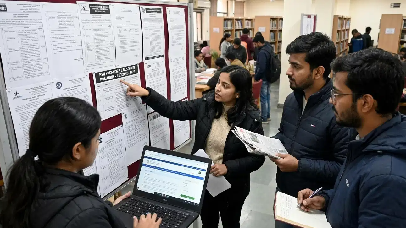 GATE, CBT and apprenticeship jobs dominate December 2025 recruitments