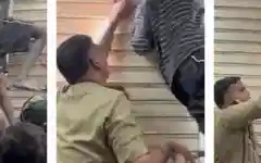 Ghaziabad shock: thief gets stuck between clinic shutter and wall during night break-in attempt