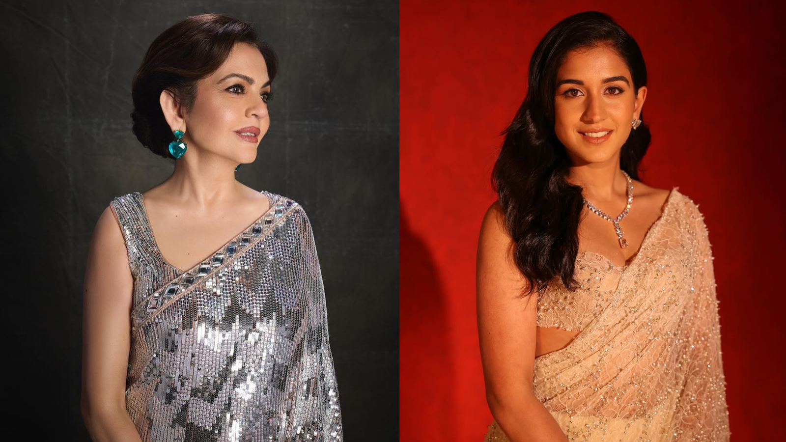 Diwali 2025: Nita Ambani and Radhika Merchant dazzle in festive couture