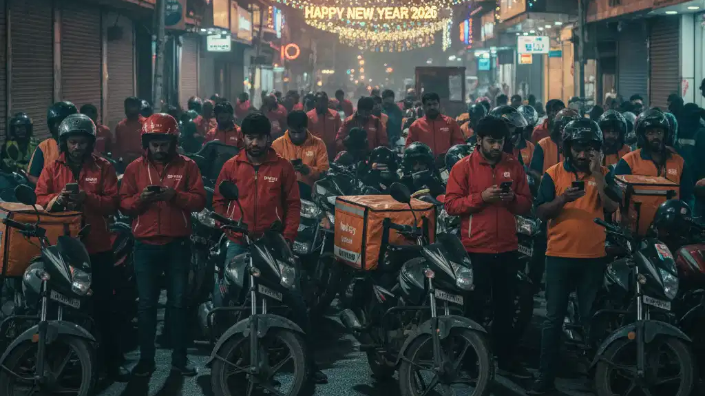 New Year deliveries at risk as Swiggy, Zomato workers plan nationwide strike on Dec 31