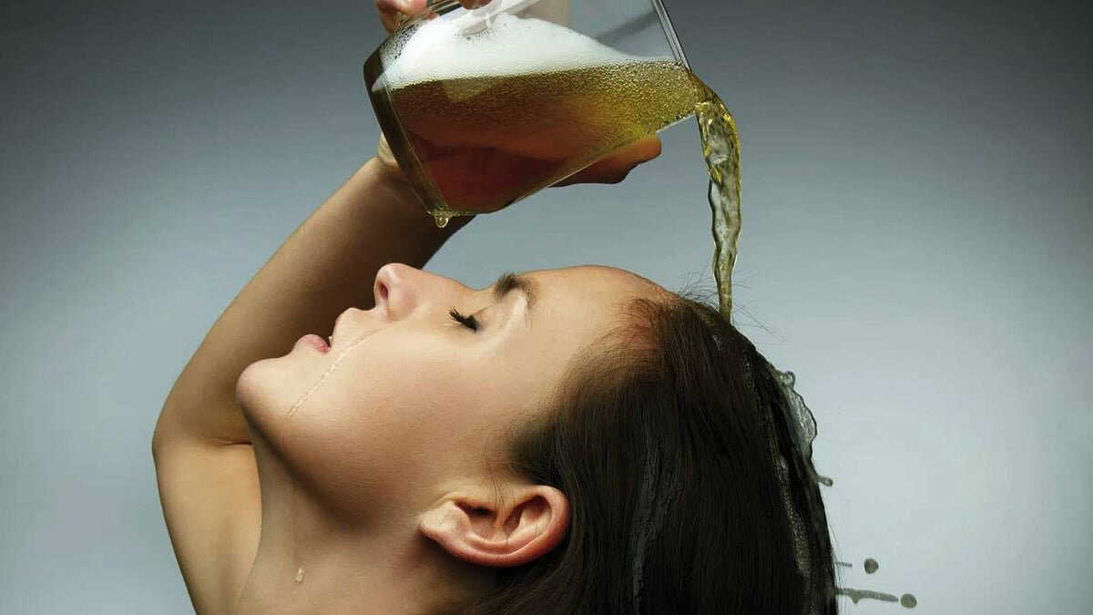 Rough hair, dry scalp problems? Use beer for natural hair care