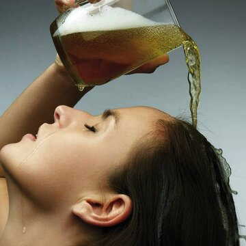 Rough hair, dry scalp problems? Use beer for natural hair care