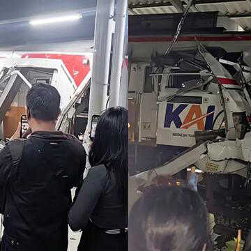 इंडोनेशिया में भीषण ट्रेन हादसा, हर तरफ मची चीख-पुकार, 2 लोगों की मौत