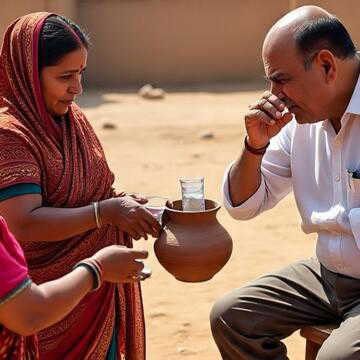 महिलाओं ने घर में आ रहे गंदे पानी का गिलास विधायक को थमाया, कहा- पीयो; MLA ने सूंघकर किया वापस