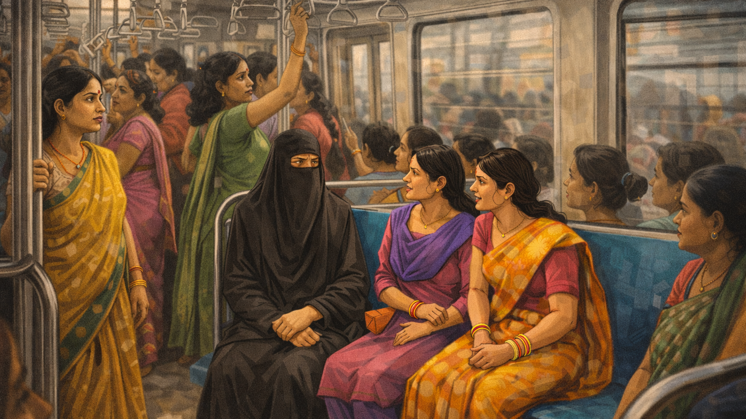 मुंबई लोकल के महिला डिब्बे में बुर्का पहनकर सफर करने वाला व्यक्ति गिरफ्तार, सीसीटीवी से हुई पहचान