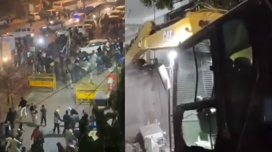 आधी रात को अतिक्रमण हटाने की कार्रवाई, दिल्ली में मस्जिद के पास जबरदस्त झड़प, संघर्ष में 5 पुलिसकर्मी गंभीर रूप से घायल