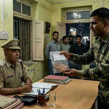 डॉक्टरों पर लापरवाही का आरोप, कानपुर में मां का कटा हाथ लेकर न्याय मांगने पहुंचा जवान