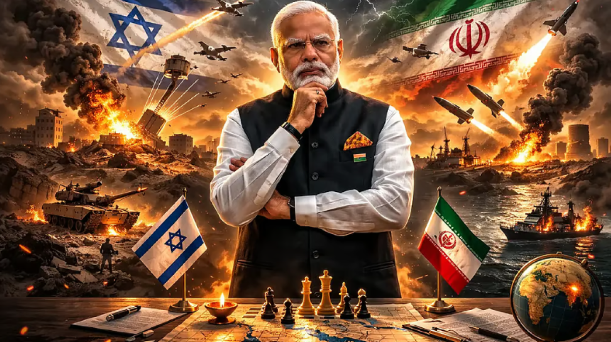 पश्चिम एशिया में युद्ध में उलझे भारत के दो मित्र देश, क्या बढ़ रही है नई दिल्ली की चिंता?