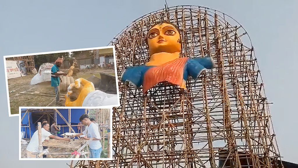 जगधात्री पूजा को लेकर चंदननगर में यातायात नियंत्रण शुरू, शहर में नो-एंट्री, पुलिस की संख्या बढ़ी