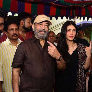 Tamilnadu Election: चेन्नई में मतदान के बीच फिल्मी सितारों की अपील-“सब लोग वोट करें”