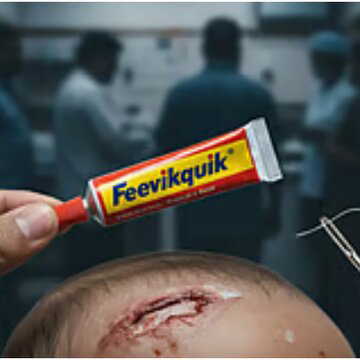 डॉक्टर नहीं, 'डॉक्टर फेविक्विक'! सिलाई के बजाय 5 रुपये के गोंद से जोड़ा बच्चे का फटा सिर