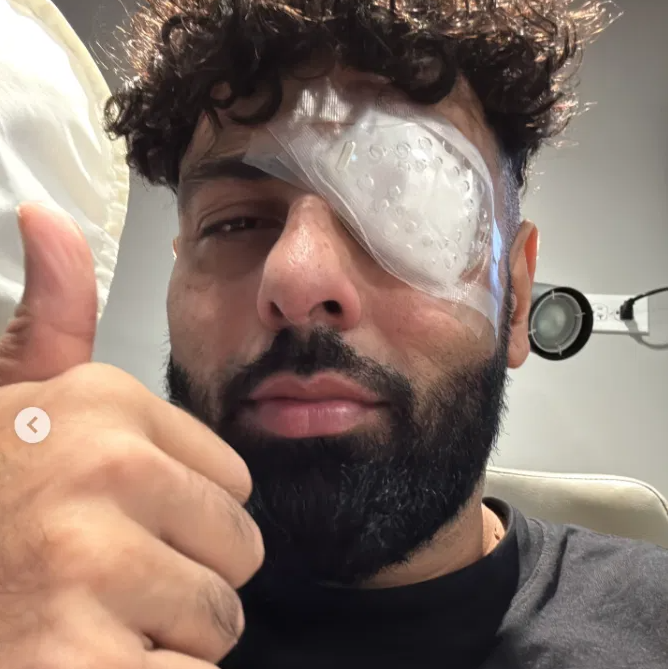 रैपर बादशाह ने शेयर की आंखों पर पट्टी और सूजन के साथ तस्वीर, फैंस परेशान