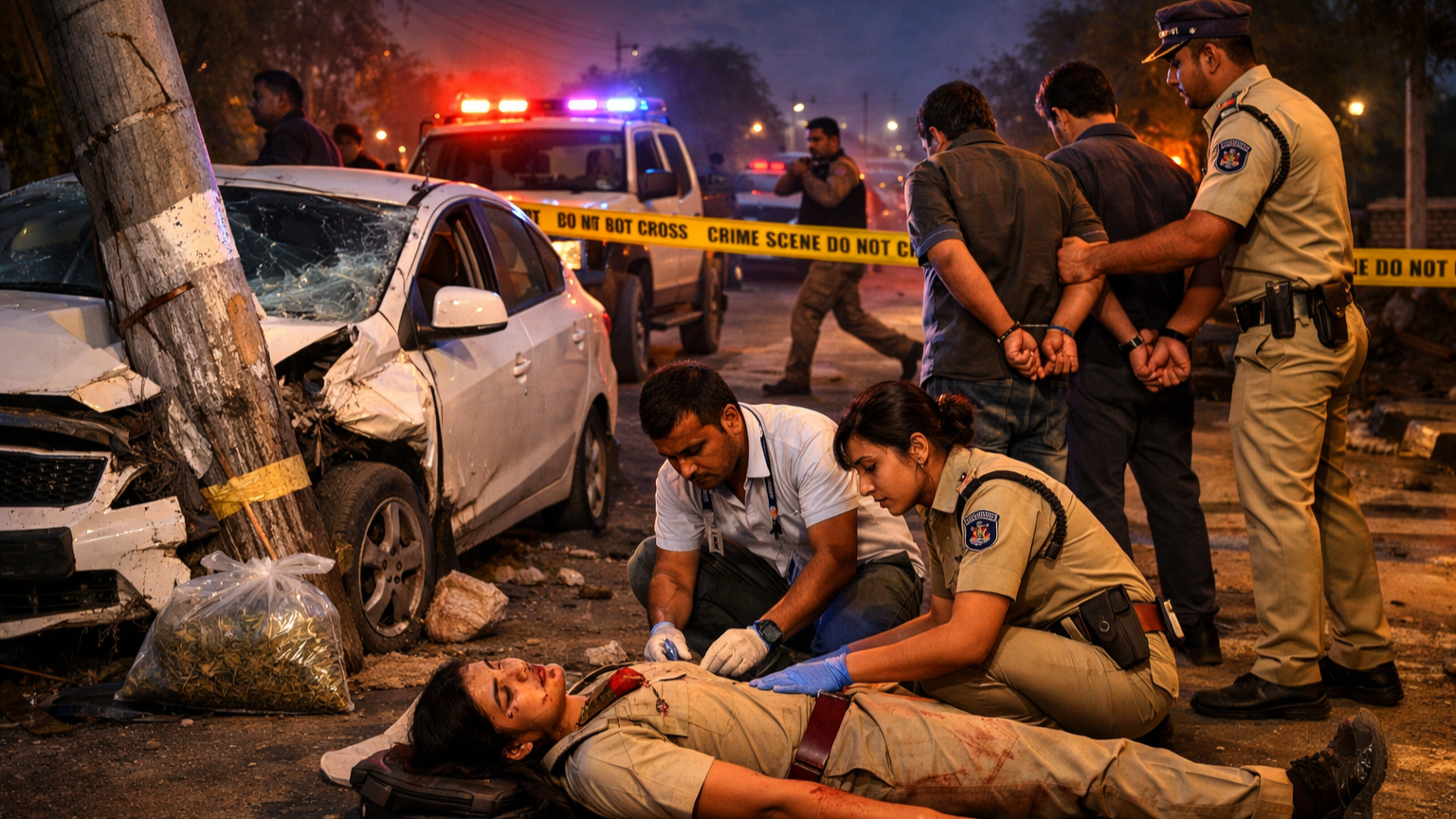 निजामाबाद में ड्रग तस्करों ने आबकारी महिला कांस्टेबल को कार से रौंदा, डॉक्टरों को निकालनी पड़ी उसकी एक किडनी