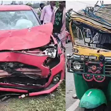 बासंती हाईवे पर भीषण टक्कर: ऑटो और कार की भिड़ंत में 3 की मौत