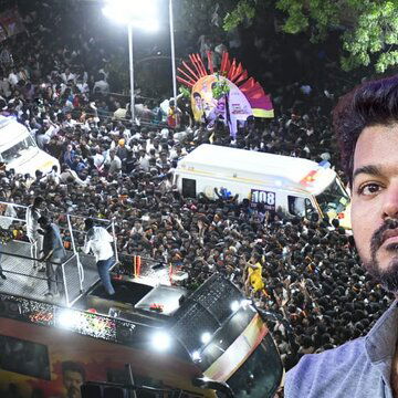 भगदड़ की घटना के बाद अभिनेता विजय के घर को बम से उड़ाने की धमकी मिली, पुलिस ने शुरू की तलाशी