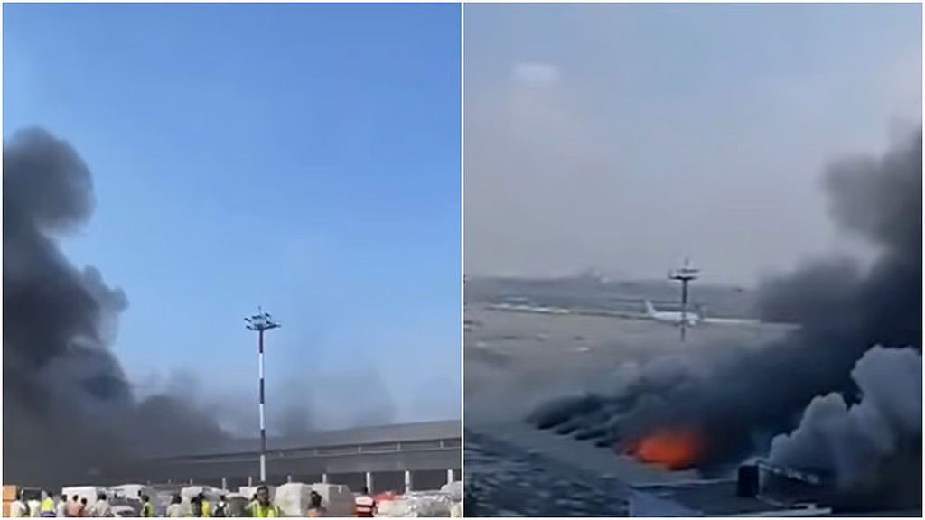 ढाका शाह जलाल अंतरराष्ट्रीय हवाई अड्डे पर आग लगी, उड़ान सेवा अस्थायी रूप से निलंबित