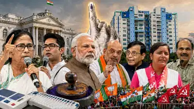 बंगाल में एग्जिट पोल की हलचल, BJP आगे या TMC की वापसी? 4 मई पर नजर
