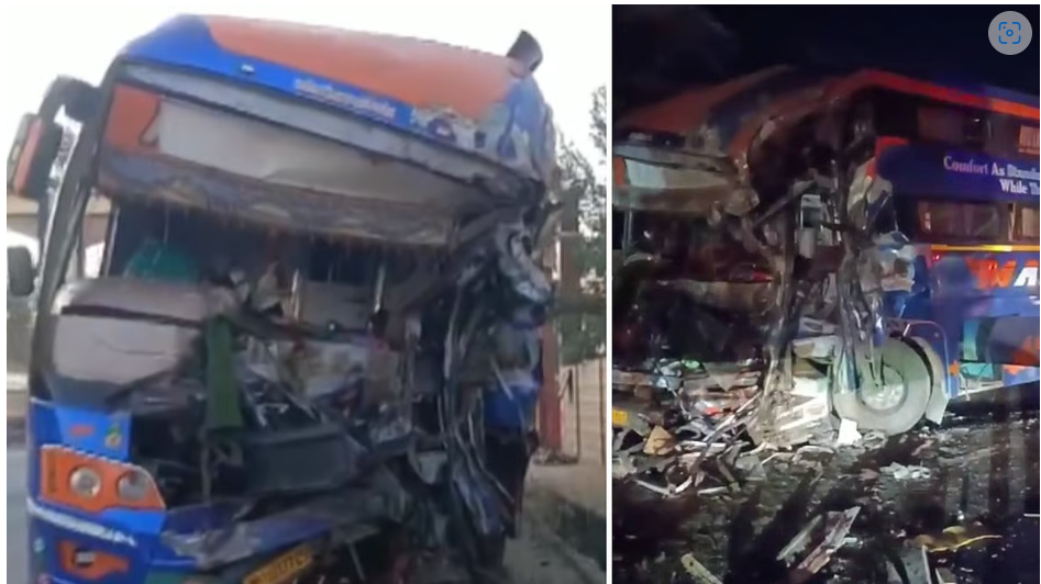 जयपुर–बीकानेर हाईवे पर भीषण हादसा: बस–ट्रक की टक्कर में 3 की मौत, 28 घायल