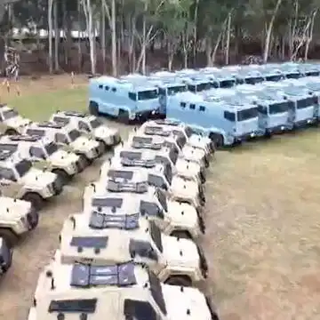 कतारबद्ध रखी CRPF की आर्म्ड व्हीकल 'Beast' और 'Marksman', वीडियो जारी कर दिया गया कौन सा संदेश?