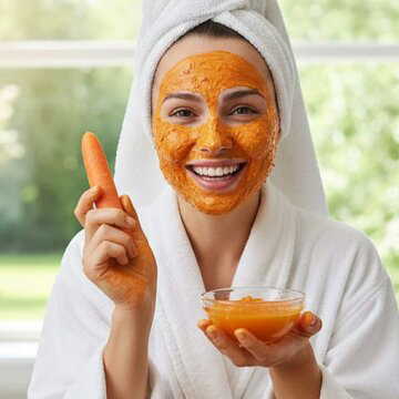 गाजर के फेस पैक से झुर्रियाँ और नमी की समस्या करें दूर