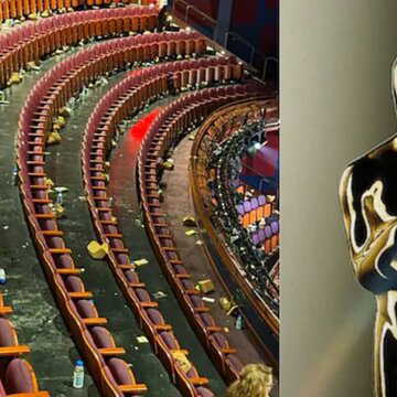 इधर-उधर फैले टिश्यू, प्लास्टिक के गिलास! ऑस्कर खत्म होने के बाद की ‘गंदगी’ की तस्वीर वायरल