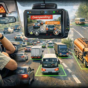 AI तकनीक से सड़क हादसों पर लगाम, ड्राइवर को मिलती है तुरंत चेतावनी, बच रही अनगिनत जानें