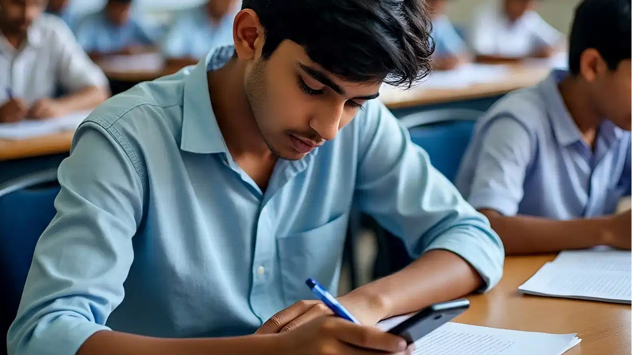 माध्यमिक की परीक्षा में नकल करने में भी AI, परीक्षाकेंद्र में मोबाइल लेकर गए 12 परीक्षार्थी पकड़ाएं