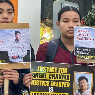 देहरादून में त्रिपुरा के युवक की मौत: न्याय की मांग को लेकर जंतर-मंतर पर छात्रों का जोरदार प्रदर्शन