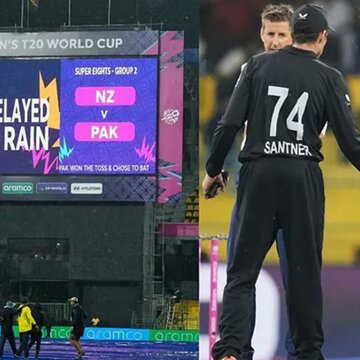 सुपर-आठ के पहले मैच में बारिश ने लगाई रोक, निराश हुए कीव लेकिन पाकिस्तान पर बढ़ा दबाव