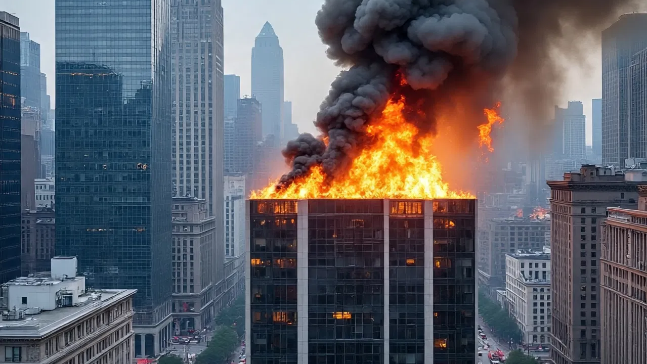 दुर्गा पूजा के समय कोलकाता के गेस्ट हाउस में लगी आग, नियंत्रण की कोशिशें जारी