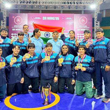 अंडर-23 एशियाई कुश्ती चैंपियनशिप 2026 में भारत का जलवा, पुरुष और महिला टीम बनी चैंपियन