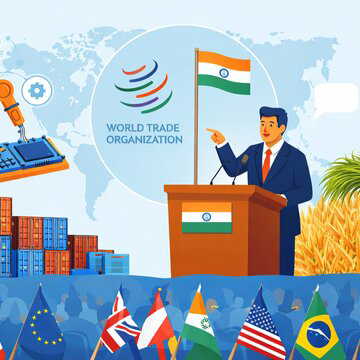 WTO बैठक में भारत का बड़ा प्रस्ताव: विकासशील देशों के लिए आधुनिक तकनीक हस्तांतरण व कृषि मुद्दों पर नई रणनीति की मांग
