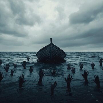 लीबिया के तट पर नाव डूबने से 42 प्रवासी मारे गए