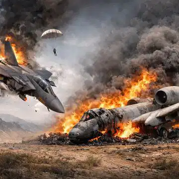 ईरान युद्ध में बड़ा झटका: 20 साल बाद दुश्मन की कार्रवाई में गिरा अमेरिकी लड़ाकू विमान, 1 क्रू सदस्य सुरक्षित, दूसरा लापता