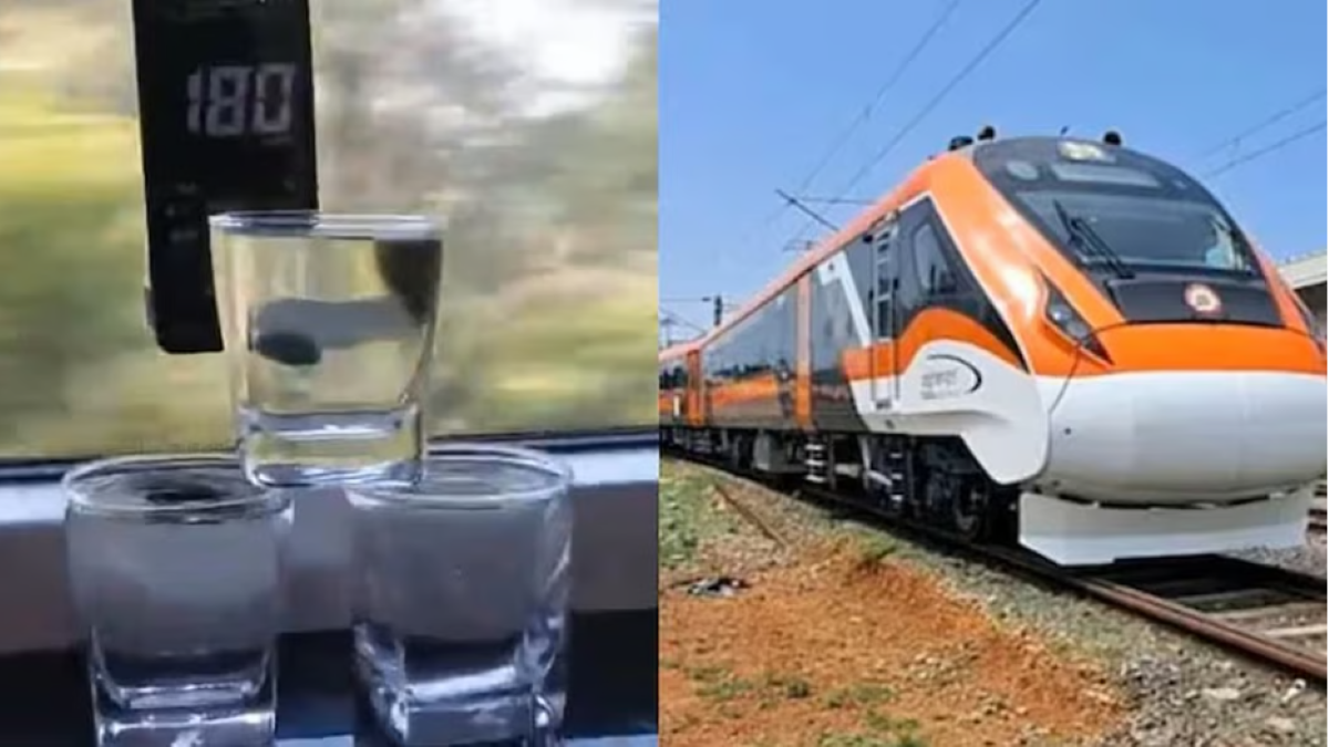 ट्रायल में 180 किलोमीटर प्रति घंटे की रफ्तार से दौड़ी वंदे भारत स्लीपर कोच, पानी की एक बूंद भी नहीं छलकी