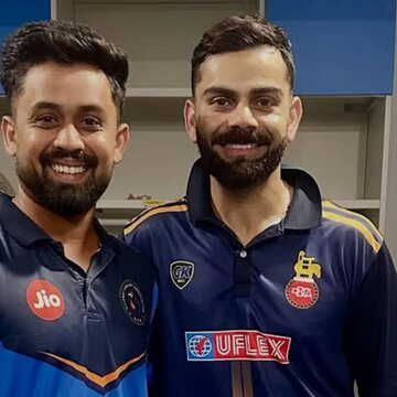 विराट कोहली को आउट कर उन्हीं से मिला खास इनाम, गुजरात के इस युवा क्रिकेटर को क्या मिला तोहफा?