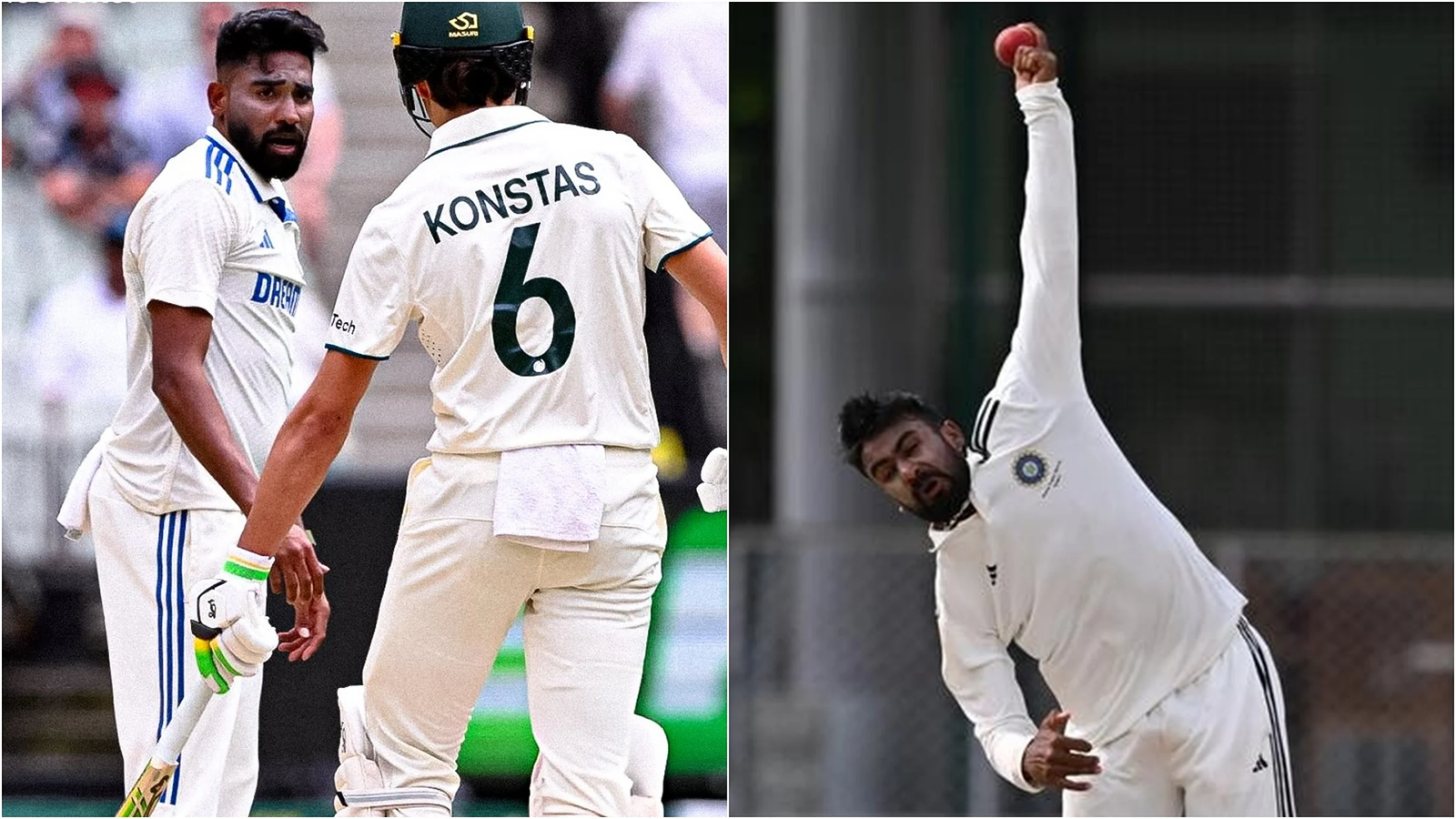 सिराज ने कन्स्टास को लौटाया, मानव सुथार के फाइफर का भारत को फायदा