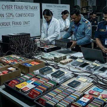 विदेशों में 36 हजार भारतीय सिम का इस्तेमाल: अंतरराष्ट्रीय साइबर फ्रॉड नेटवर्क का खुलासा