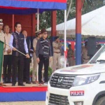 मिजोरम पुलिस को 219 नए वाहन मिले, मुख्यमंत्री लालदुहोमा ने किया शुभारंभ