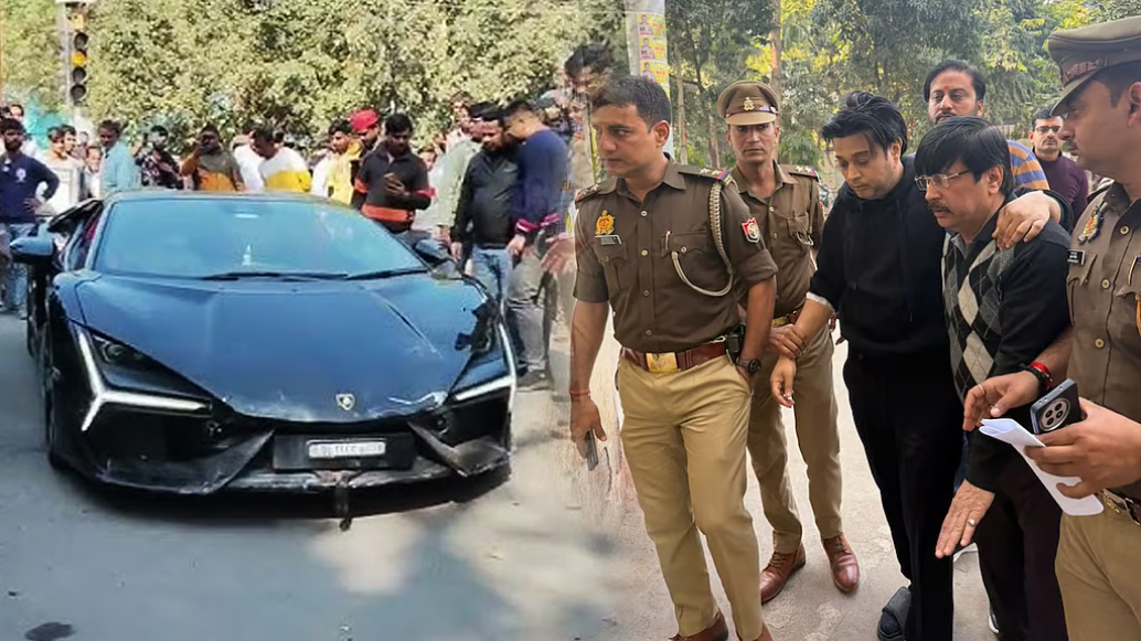 4 दिन से फरार, आखिरकार लैंबॉर्गिनी हादसे में गिरफ्तार तंबाकू व्यापारी के बेटे
