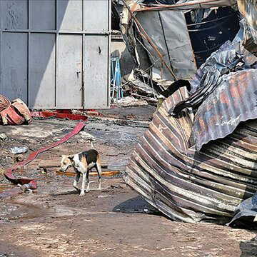 आनंदपुर में डेकोरेटर के गोदाम में मिली 3 रसोईघर, कहां से लगी थी आग? जांच जारी