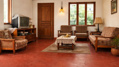 पुराने लाल फर्श पर लगे कालिख और दाग? तुरंत अपनाएं ये आसान तरीका