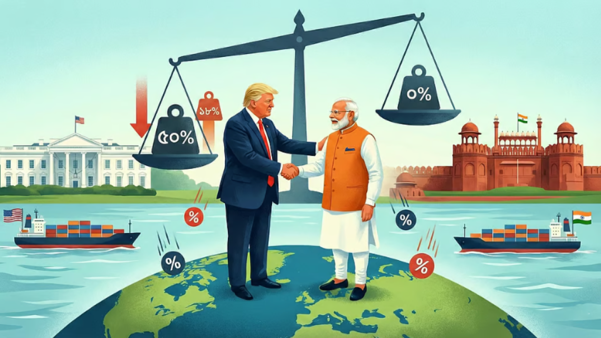 ट्रंप–मोदी ‘मैजिक’, ऐतिहासिक व्यापार समझौता! एक झटके में भारत का शुल्क घटकर 18 प्रतिशत पर आया