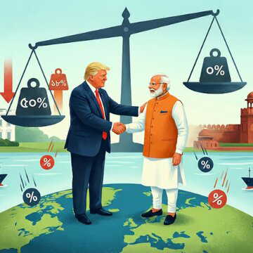 ट्रंप–मोदी ‘मैजिक’, ऐतिहासिक व्यापार समझौता! एक झटके में भारत का शुल्क घटकर 18 प्रतिशत पर आया