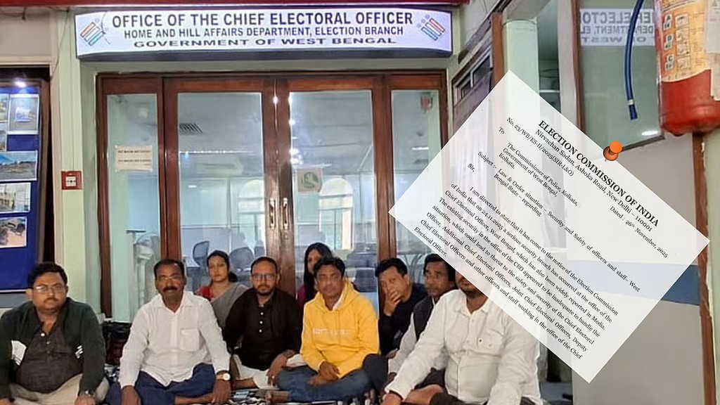 CEO दफ्तर पर 30 घंटे का धरना, सुरक्षा को लेकर केंद्र ने कलकत्ता पुलिस कमिश्नर से मांगा जवाब