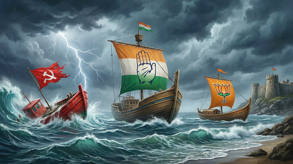 अब क्या केरल भी हाथ से फिसला? लेफ्ट का गढ़ 'सेमीफाइनल' में ढह गया, भाजपा ने जीत कर इतिहास रचा