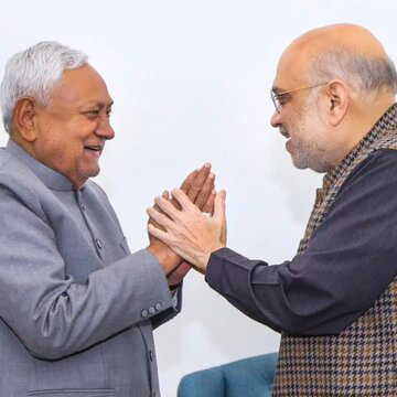 गृह मंत्री अमित शाह से मिले बिहार के मुख्यमंत्री नीतीश कुमार